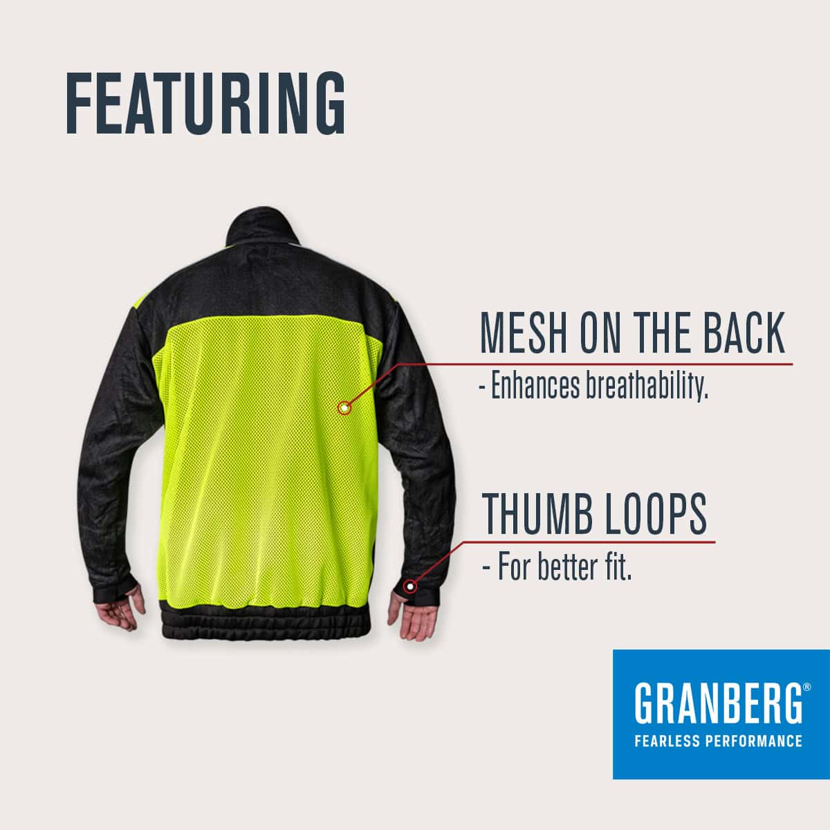 Kozane® Hi-Vis Cut-Resistant Sweater